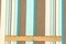 Brown-Blue-Multi Stripe Printed Slub Cotton Woven Shirting Fabric By the Yard
